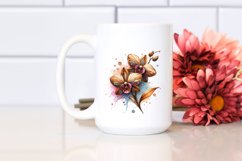 Colorful Abstract Stained Bouquet | Sublimation | Clipart Product Image 2