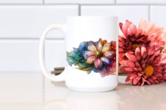 Vibrant Stained Anemone PNG Product Image 2