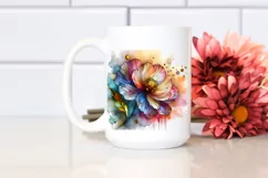Vibrant Pastel Wooden Anemone PNG Product Image 2