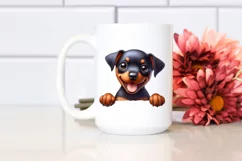 Funny Baby Doberman Pinscher | Sublimation | Clipart Product Image 2