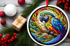 Round Christmass Ornament PNG Product Image 2