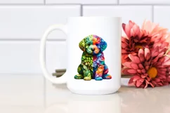 Vibrant Watercolor Puppy PNG Product Image 2