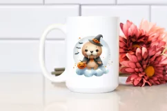 Adorable Baby Walrus on Cloud, PNG Product Image 2