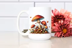 Wooden Mushroom PNG Product Image 2