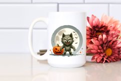 Funny Halloween Werewolf Clipart Product Image 2