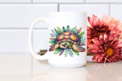 Centered Watercolor Turtle | Sublimation Clipart Product Image 2