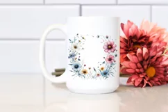 Vibrant Wild Flowers | Sublimation | Clipart Product Image 2