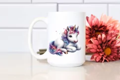 Cute Baby Unicorn PNG Product Image 2
