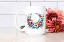 Colorful Hawaiian Flower Frame, PNG Product Image 2