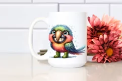 Expressive Parrot with Goofy Smile | Standing Up Product Image 2