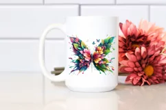 Vibrant Watercolor Butterfly PNG Product Image 2