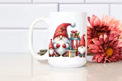 Christmas Gnomes and Presents PNG Product Image 2