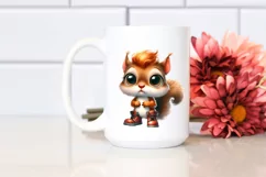 baby squirrel big eyes standing up human like Product Image 2