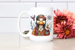 Detailed Duck Portrait Watercolor Clipart Product Image 2