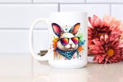 Colorful Rabbit | Quirky Style Clipart Product Image 2