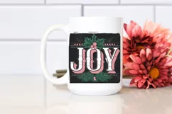 Joy Christmas Lights Clipart Png Product Image 2