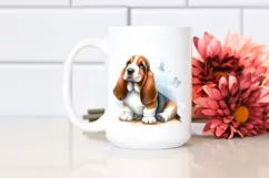 Cute Basset Hound, Transparent PNG Product Image 2