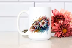 Vibrant Pastel Wooden Daisy PNG Product Image 2
