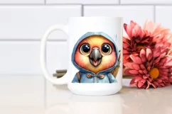 baby parrot big eyes standing up human like Product Image 2