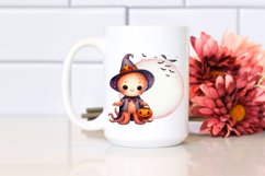 Cute Retro Octopus Halloween PNG Product Image 2