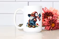 Detailed Patriotic Gnome | Clipart Product Image 2