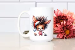 a Cute Watercolor Bunny PNG Product Image 2