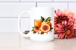 Watercolor Flowers,Quince Juice Clipart Product Image 2
