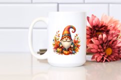 Autumn Gnome,Watercolor PNG Product Image 2