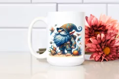 Detailed Digital Painting Gnome Azzure Shorts Product Image 2
