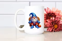 Detailed Digital Painting Gnome Azzure Shorts Product Image 2