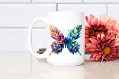 Vibrant Watercolor Butterfly PNG Product Image 2