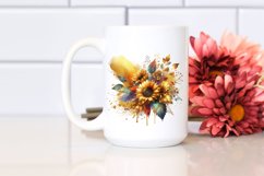 Vibrant Sunflower Bouquet | Sublimation | Clipart Product Image 2