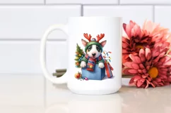 Watercolor Cow with Party Hat, PNG Product Image 2