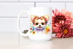 Colorful Cute Dog PNG Product Image 2