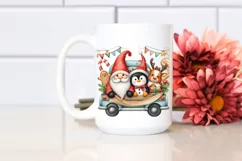 Christmas Truck View PNG Product Image 2