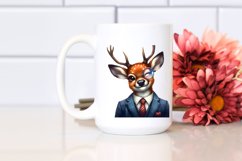 Vibrant Deer Suit | Sublimation Clipart Product Image 2