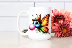 Quirky and Colorful Butterfly Clipart Product Image 2