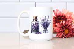 Colorful Bottle with Large Lavender | Clipart Product Image 2