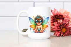 Artistic Baby Unicorn with Bird PNG Product Image 2