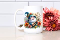 Gnome Singing Flowers | Sublimation | Clipart Product Image 2
