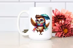 Cute Baby Owl Dancing PNG Product Image 2