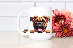 Funny Bullmastiff Smiling | Sublimation | Clipart Product Image 2