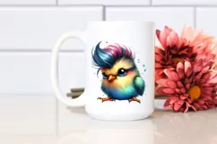 Funny Baby Bird Sitting PNG Product Image 2