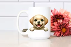 Colorful Labrador Retriever Baby Clipart Product Image 2