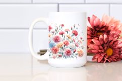 Colorful Bottle with Small Carnation | Clipart Product Image 2