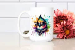 Quirky and Colorful Bird Clipart Product Image 2