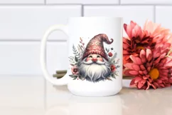 Washed Watercolor Retro Gnome | Tshirt|Tumbler|Mug|Clipart Product Image 2