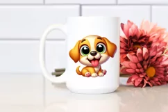 Colorful Labrador Retriever Baby Clipart Product Image 2
