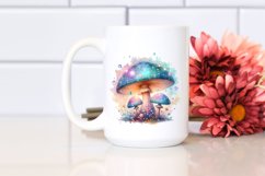 Shiny Magical Mushroom Watercolor Splash Product Image 2