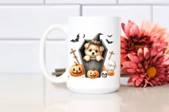 Cute Halloween Baby Puppy PNG Product Image 2